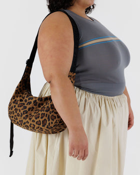 Medium Nylon Crescent Bag